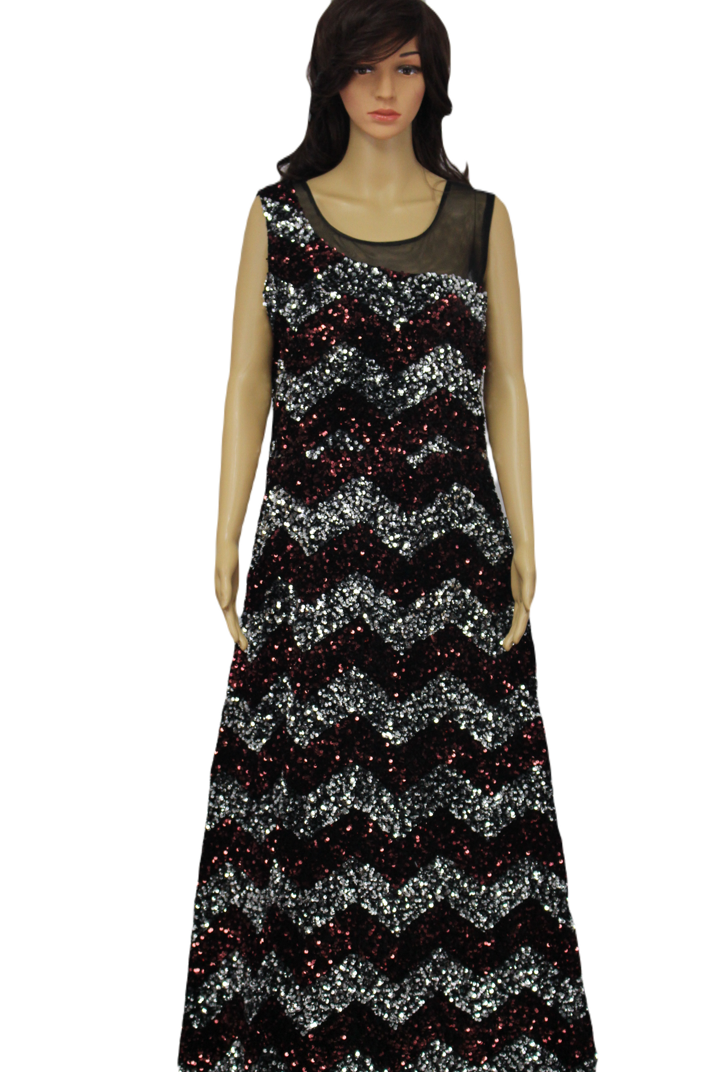 Sequined Party Wear Gown