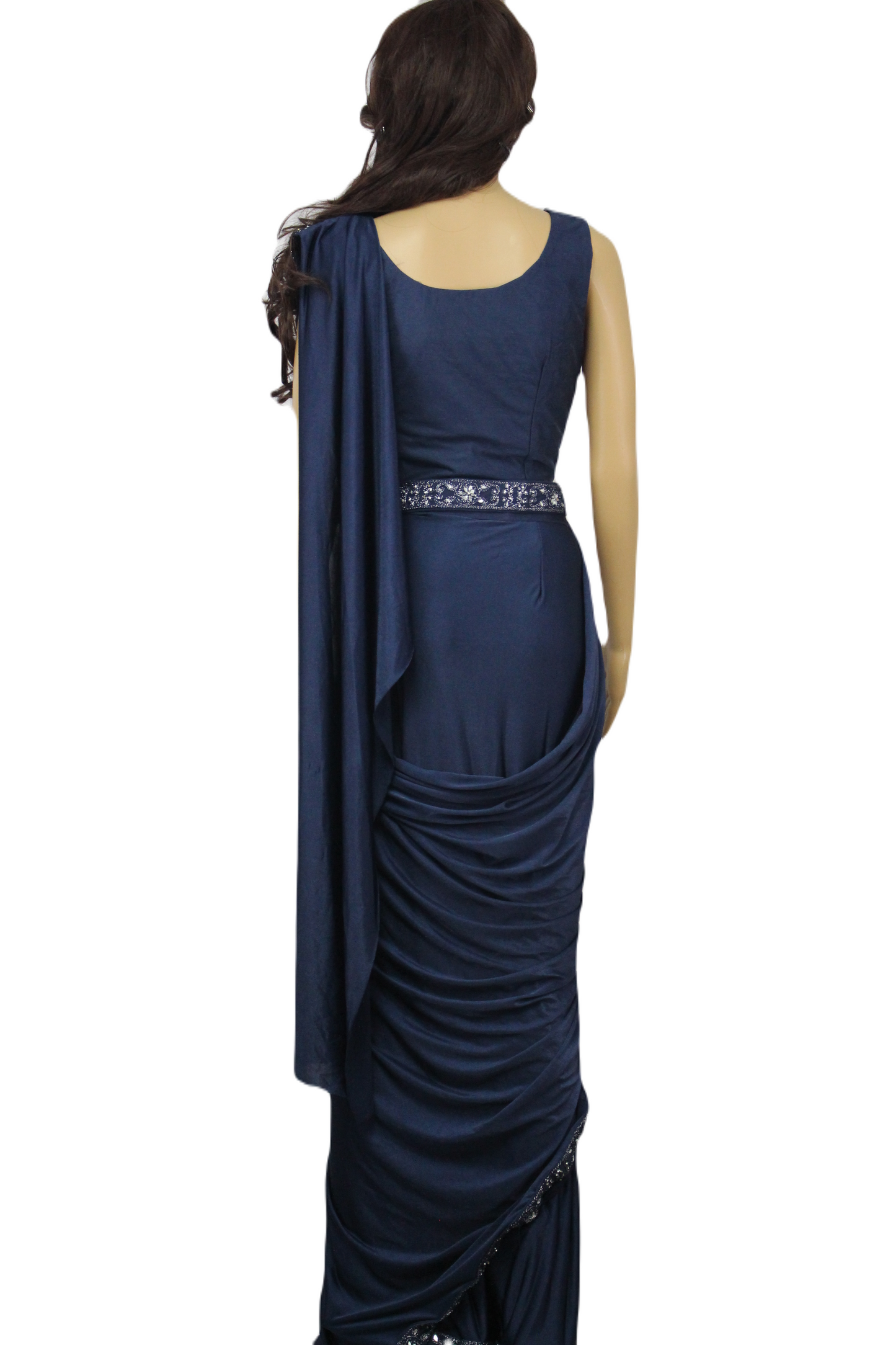Ready to Wear SAREE with Handmade Designer Blouse & Belt