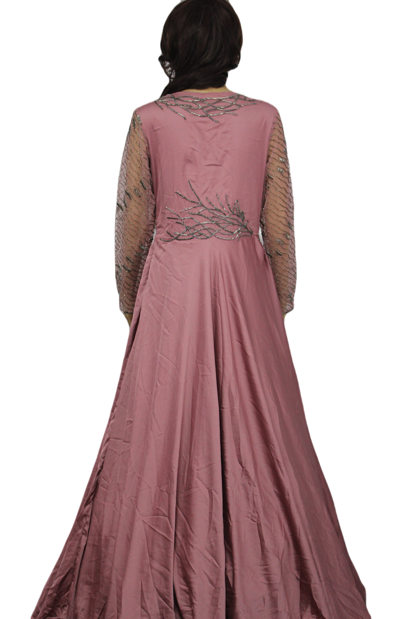 Designer Gown with Hand Embroidery