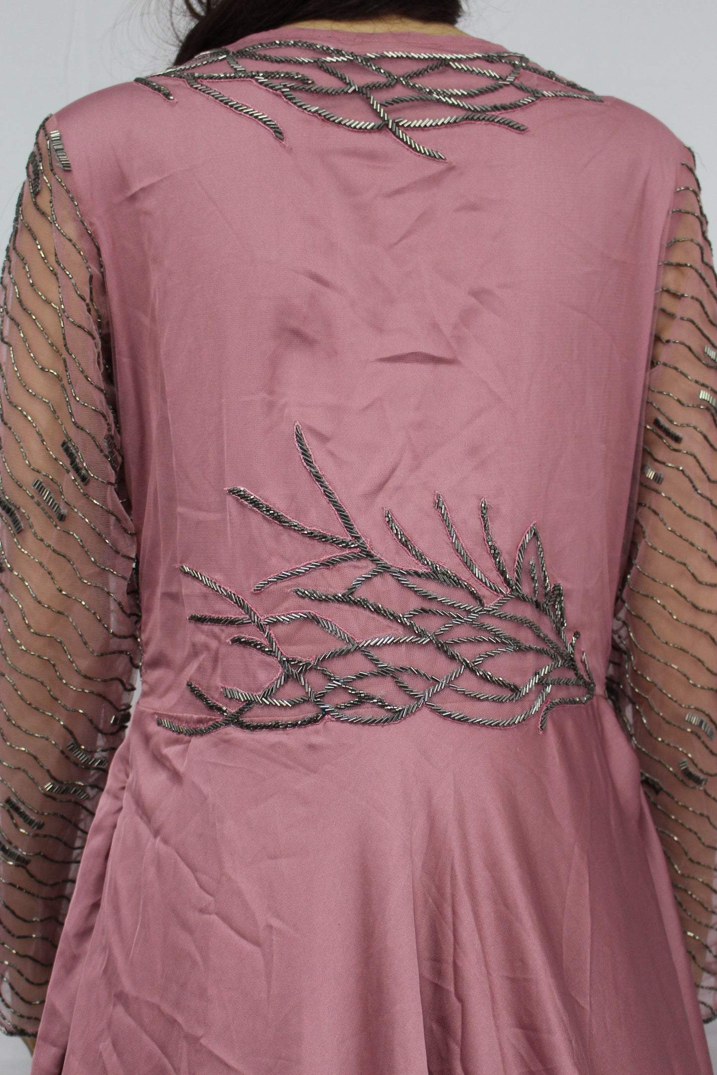Designer Gown with Hand Embroidery