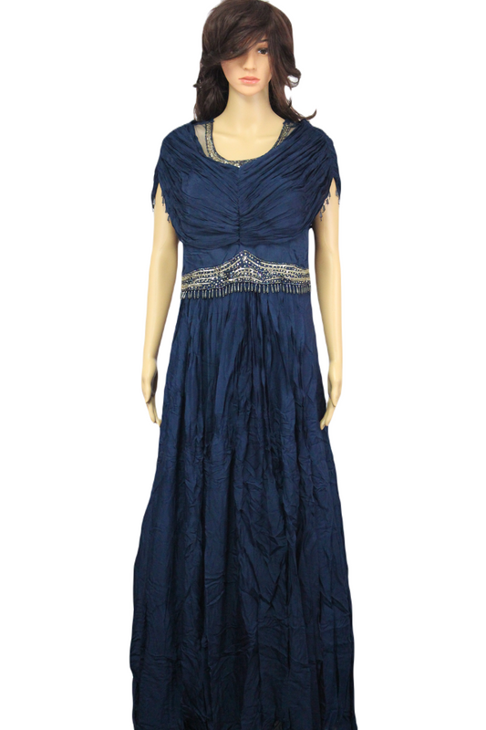 Simple and Elegant Pure Crepe Silk Gown