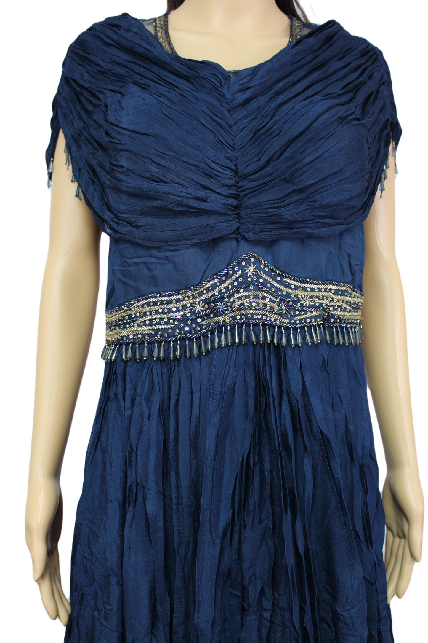 Simple and Elegant Pure Crepe Silk Gown