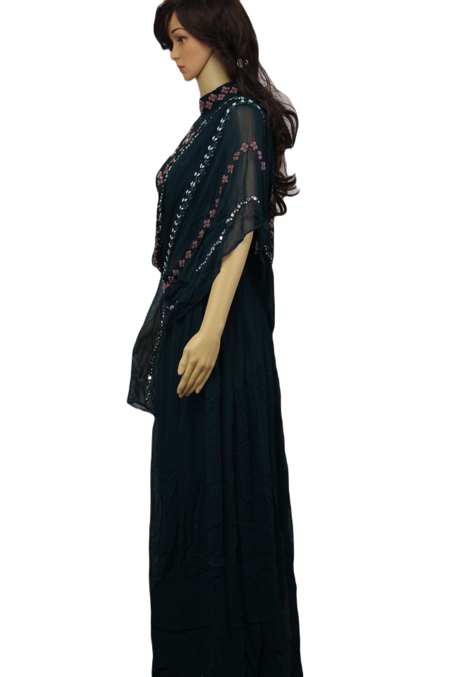 One-of-a-kind Designer Gown with Hand Embroidery