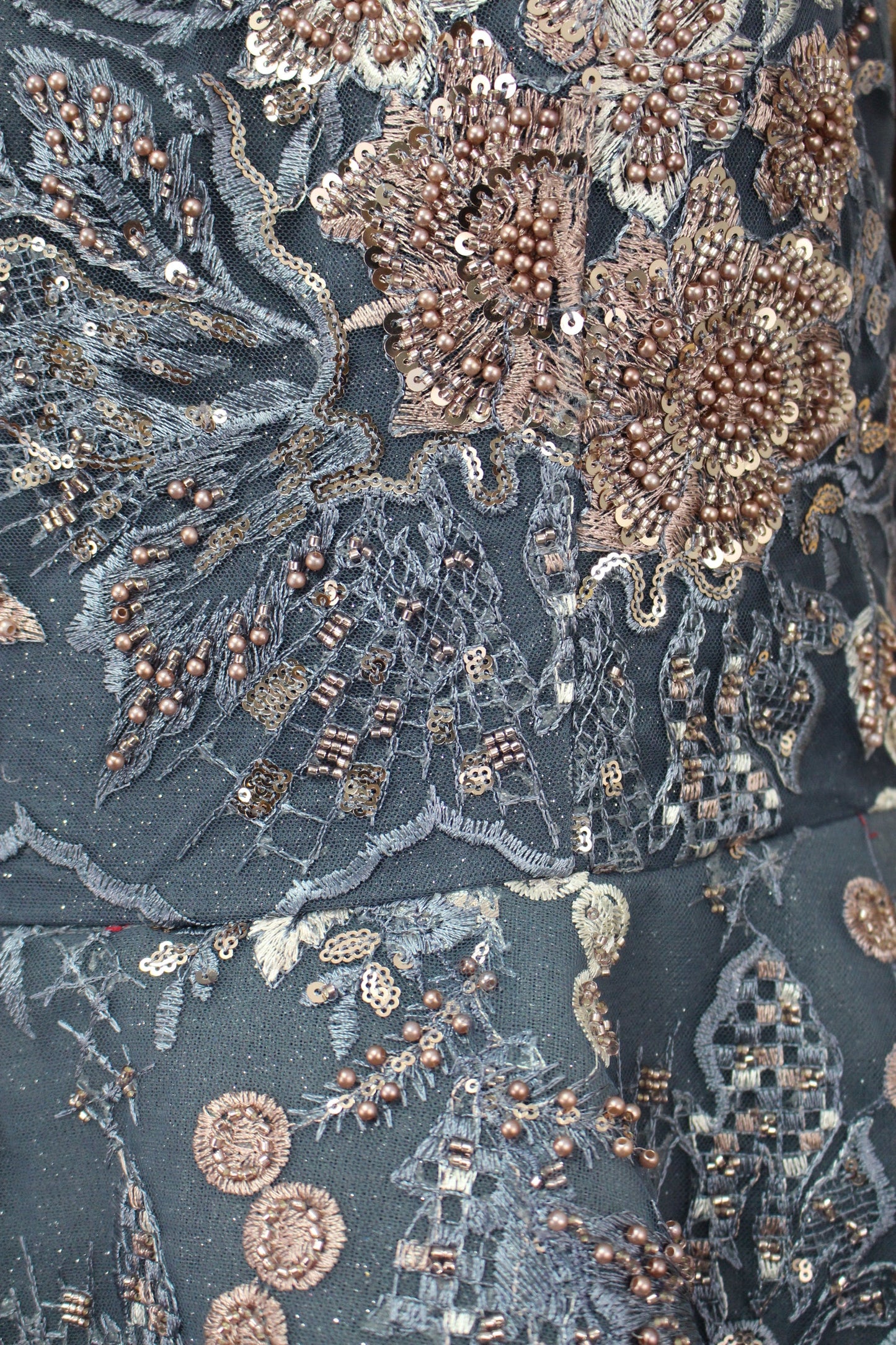 The Perfect Ballgown in Steel Blue