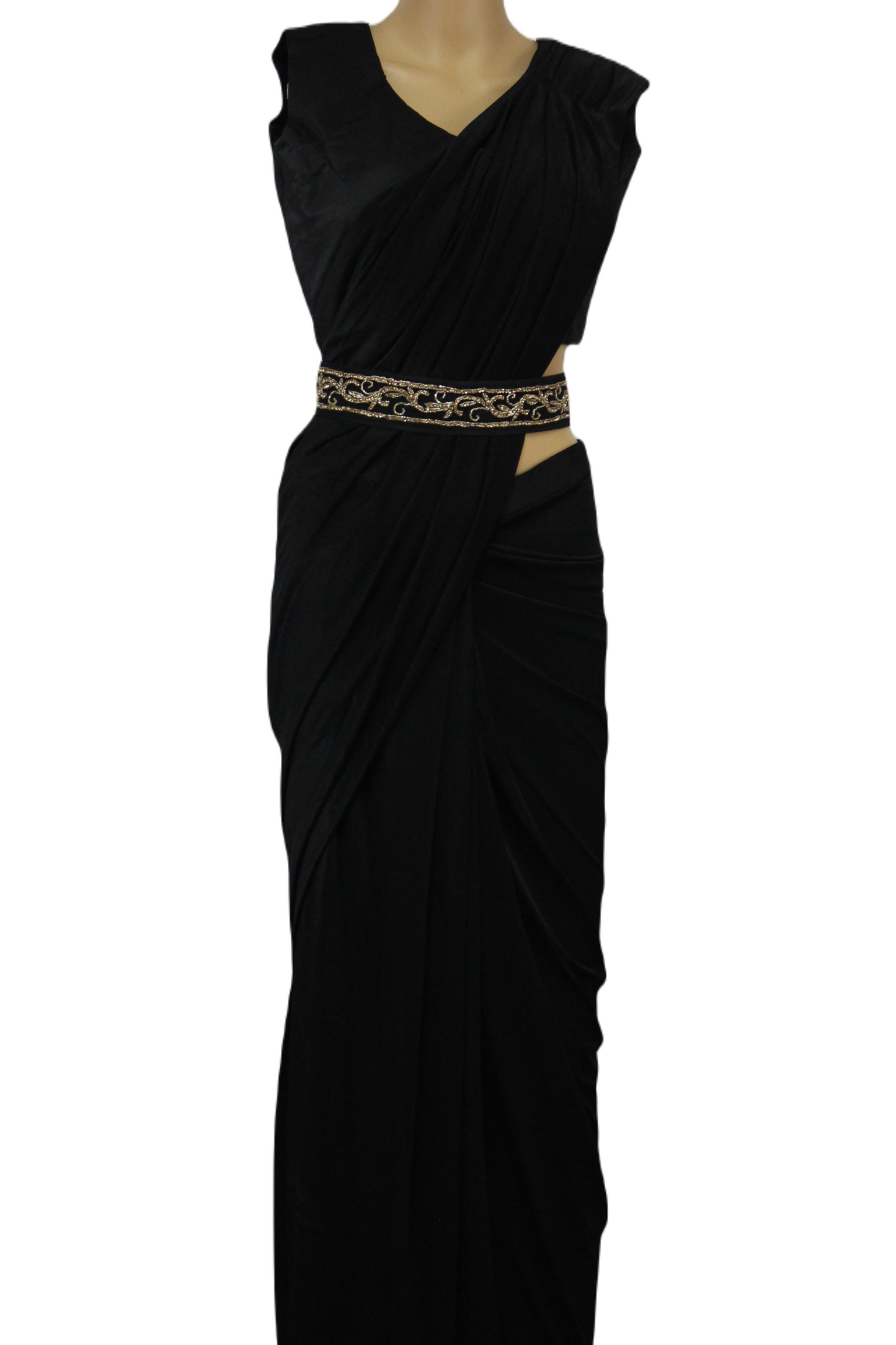 Designer Handmade Ready-to-Wear Saree with a Modern Twist