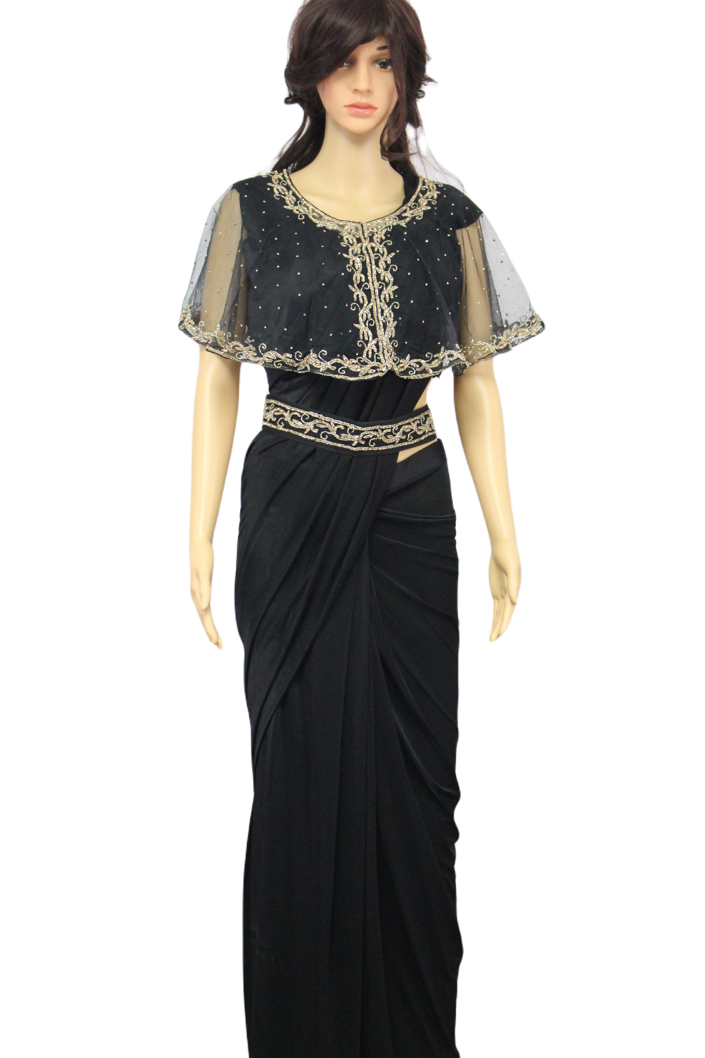 Designer Handmade Ready-to-Wear Saree with a Modern Twist