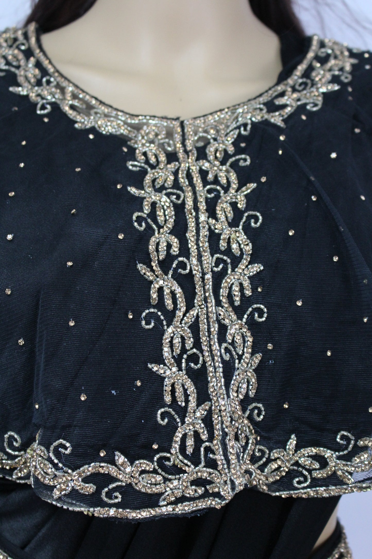 Designer Handmade Ready-to-Wear Saree with a Modern Twist