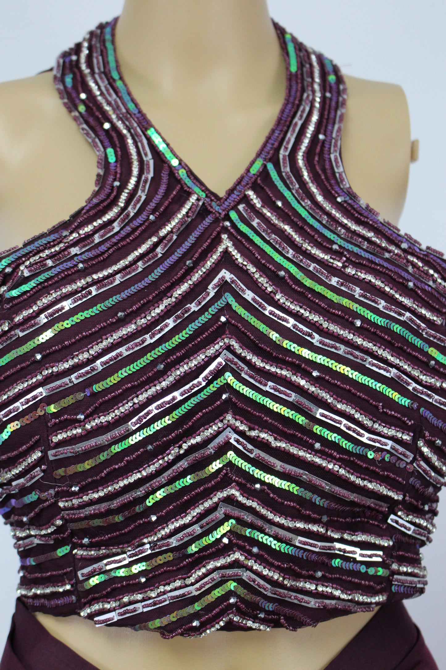 Ready to Wear Saree with Halter Neck Handmade Blouse