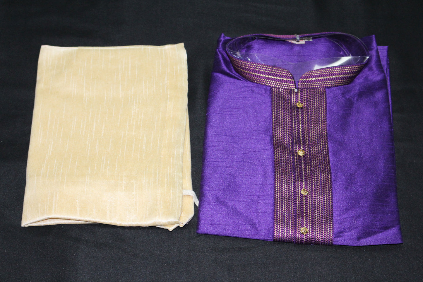 Violet Colored Kurta Pyjama Set