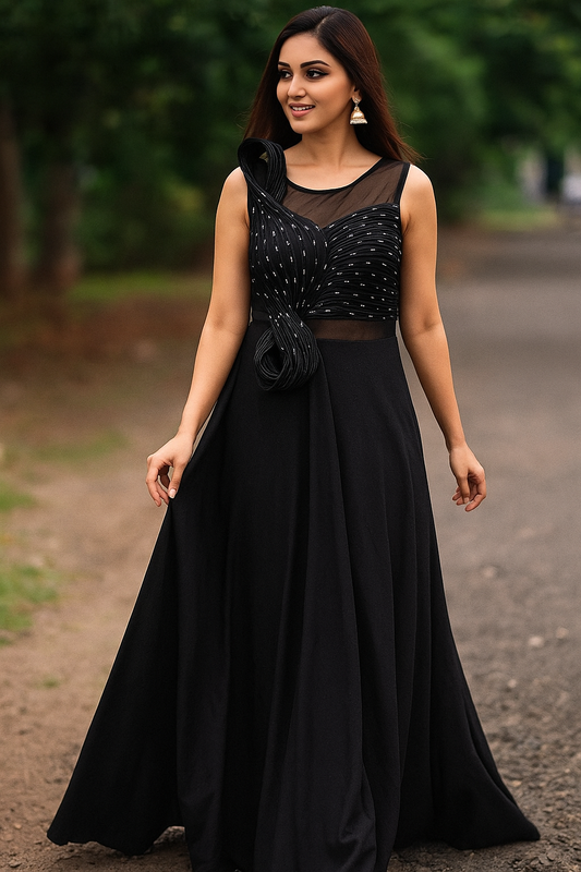 The Gala Gown with an Infinite Twist (Black)