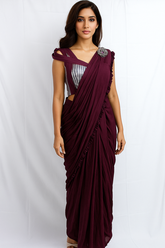 Ready to Wear SAREE with Designer Blouse