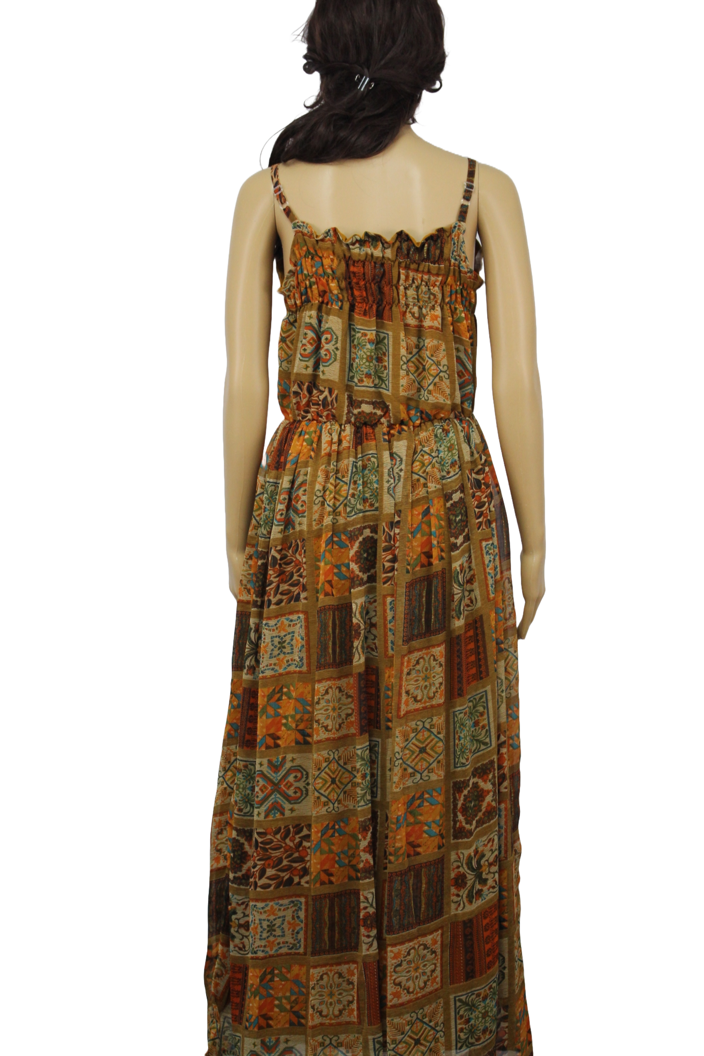 Printed Maxi Gown (One Size - Fits XS to M)